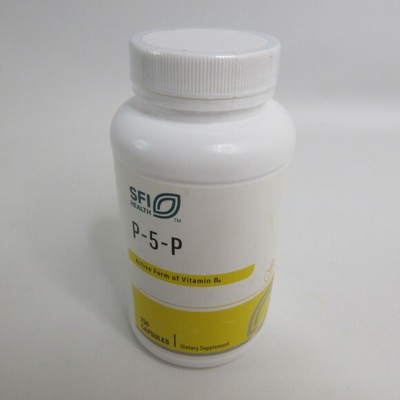 Klaire Labs P-5-P Vitamin B6 Pyridoxal 5'-Phospate 250 Capsules SFI Health - Picture 1 of 2